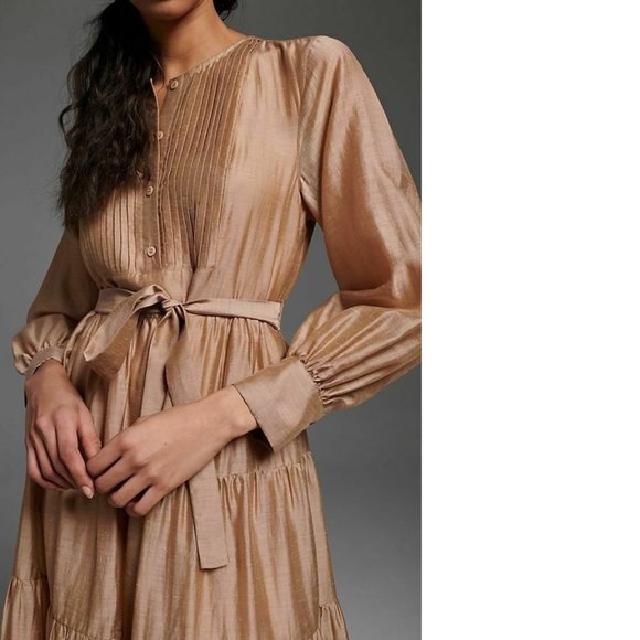 Anthropologie AGOSTA TIERED MAXI DRESS - Picture 4 of 7